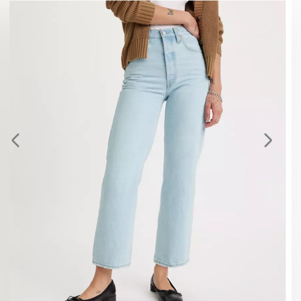Ribcage Straight Ankle Jeans, 25 X 27, OJAI SHORE